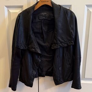 All Saints Black Leather Jacket